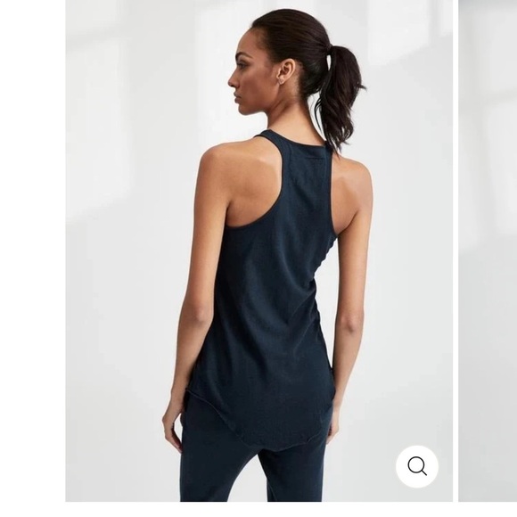 FRANK and EILEEN TEE LAB BASE LAYER TANK Dark Grey Lightweight Cotton Sz L - Picture 2 of 13